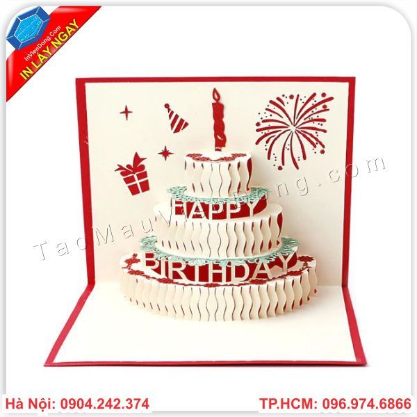 Thiệp chúc mừng sinh nhật 3d I Birthday greeting card  YouTube