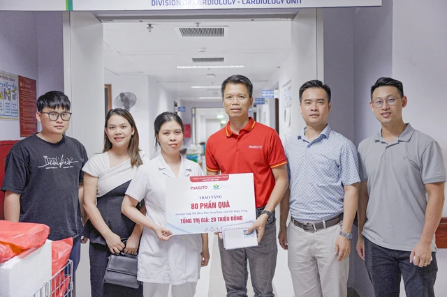 Masuto Việt Nam trao tặng 80 phần quà đến Bệnh viện Nhi Trung ương