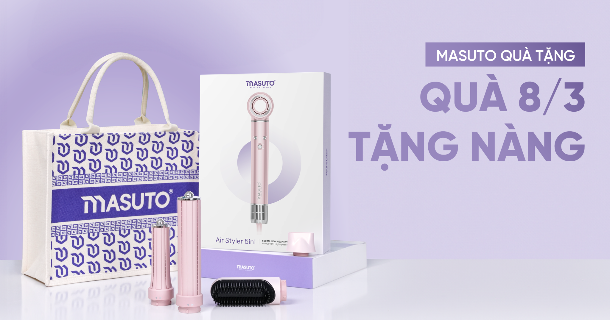 Trao Yêu Thương Đến Người Phụ Nữ Phi Thường Với Set Quà Tặng Masuto