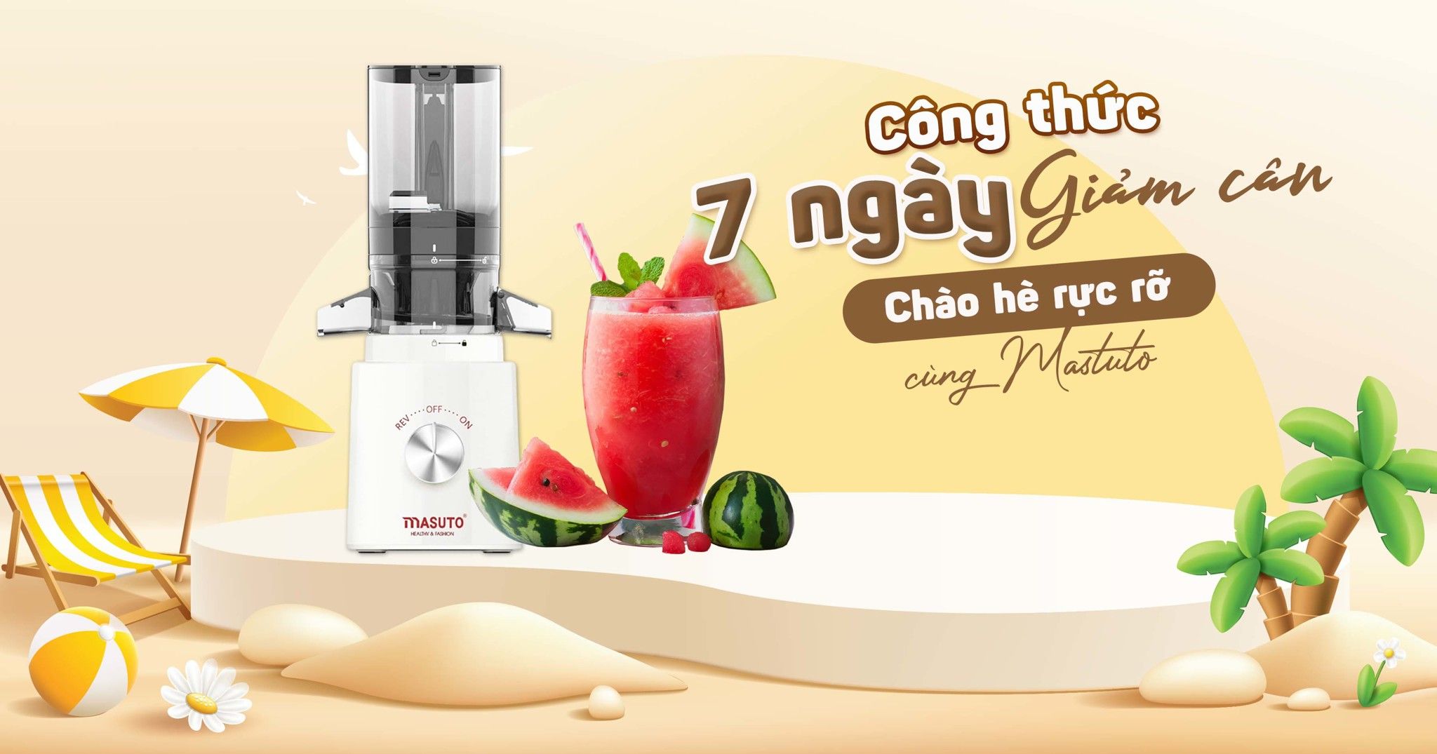 CÔNG THỨC 7 NGÀY GIẢM CÂN VỚI NƯỚC ÉP TRÁI CÂY CHÀO HÈ RỰC RỠ