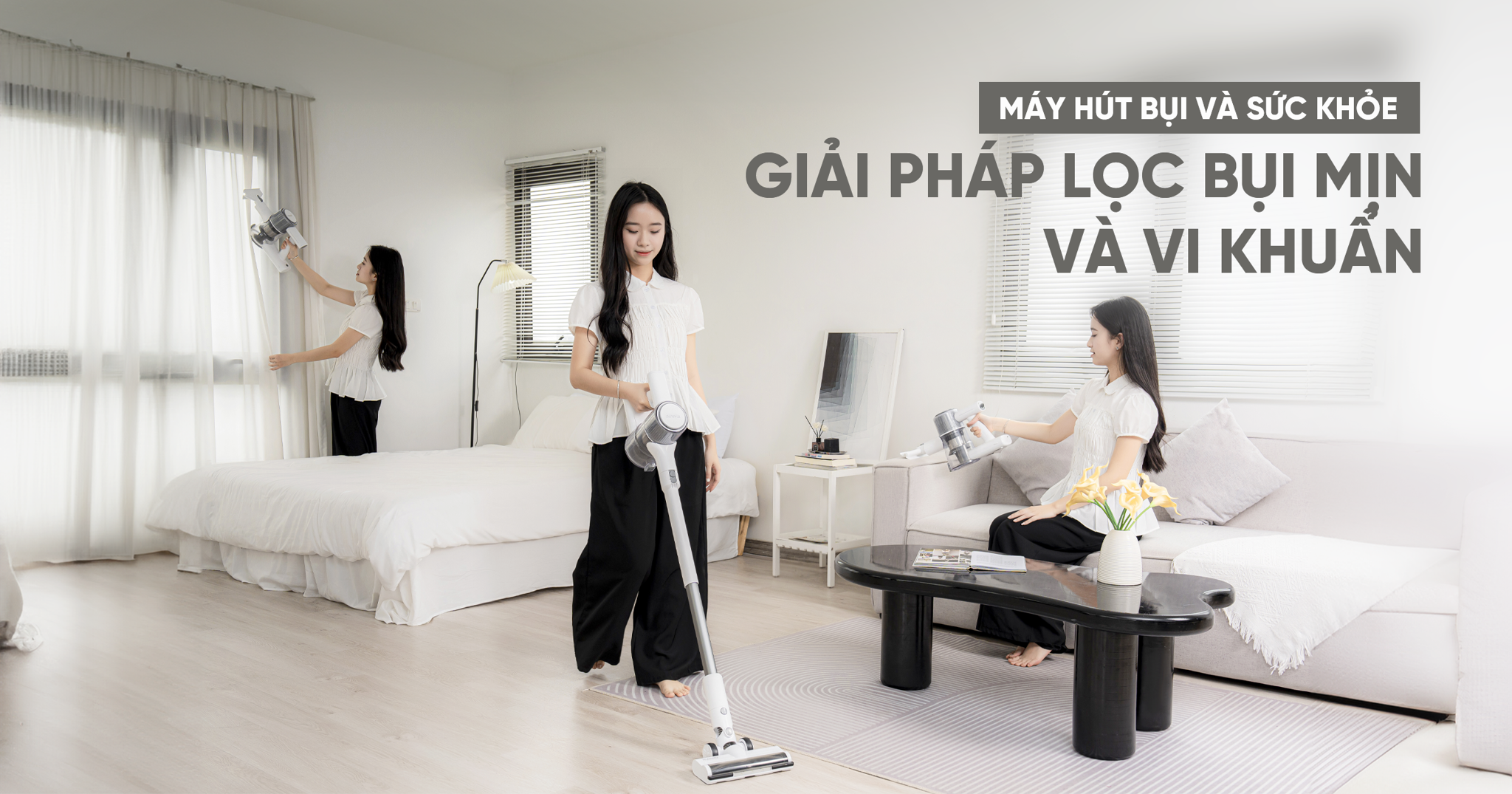 Máy Hút Bụi Và Sức Khỏe: Giải Pháp Lọc Bụi Mịn, Vi Khuẩn Trong Không Khí