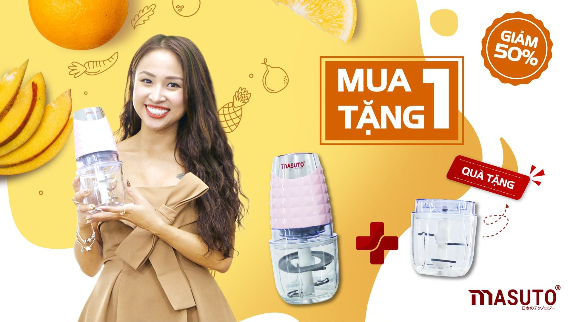 MÁY XAY SINH TỐ ĐA NĂNG MASUTO - TRỢ THỦ ĐẮC LỰC CỦA CÁC BÀ MẸ HIỆN ĐẠI