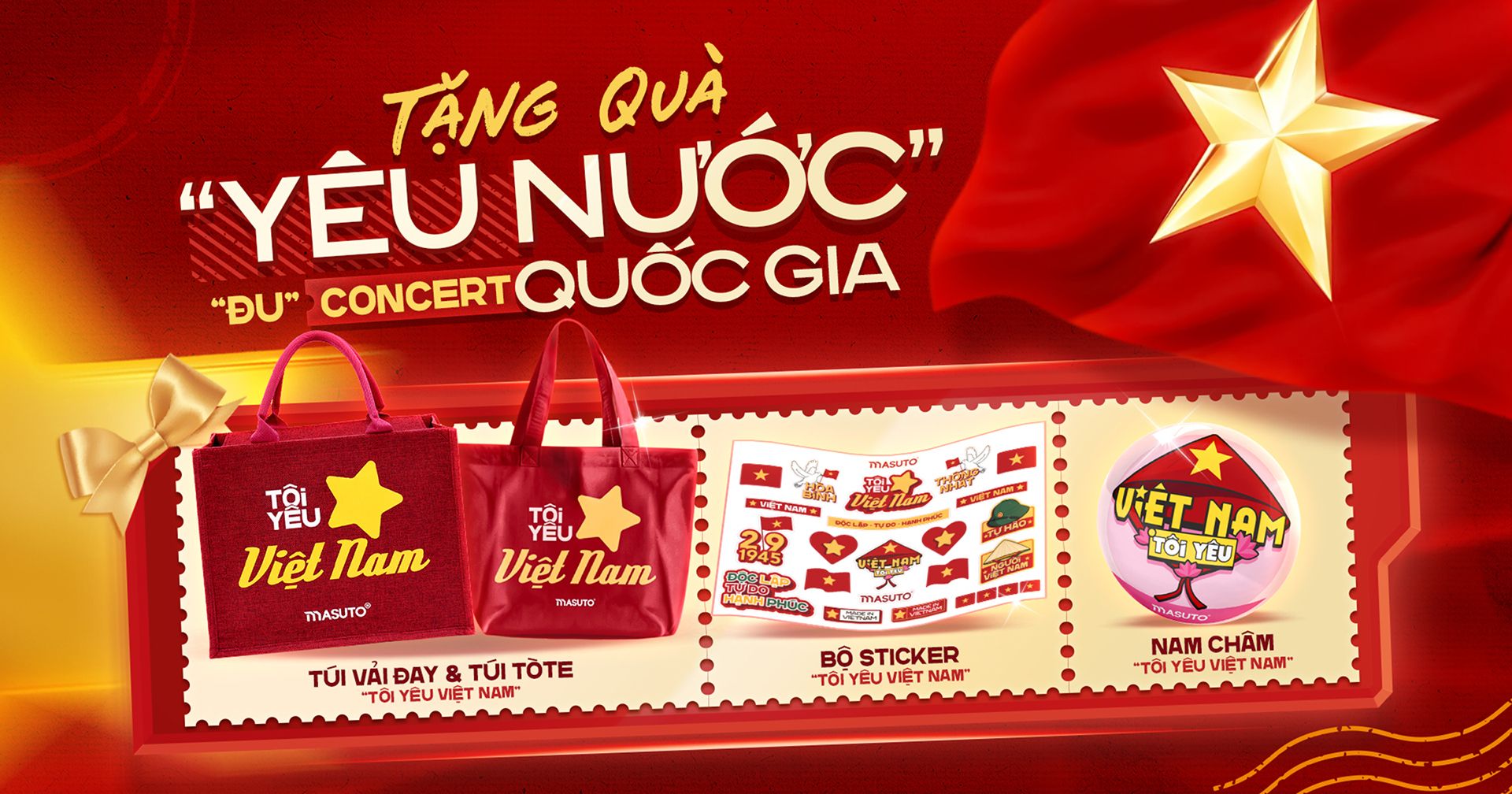 Masuto tặng Bộ Quà Tặng 