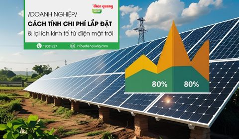 [Doanh nghiệp] Cách tính chi phí lắp đặt và lợi ích kinh tế từ điện mặt trời áp mái