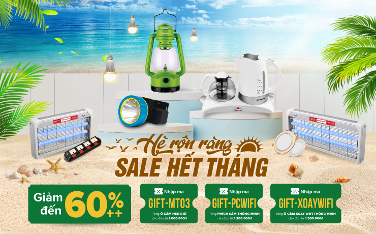 Hè rộn ràng - Sale hết tháng ( CTKM T7 )