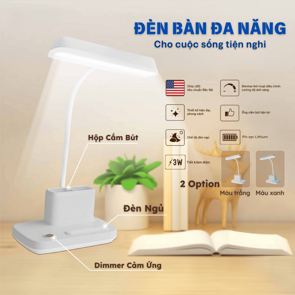 Đèn bàn chống cận LDL17B