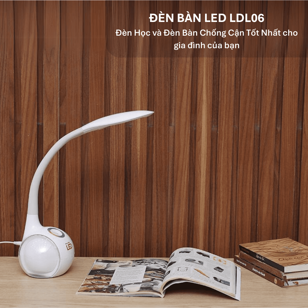 Đèn bàn LED chống cận Điện Quang ĐQ LDL06 5W