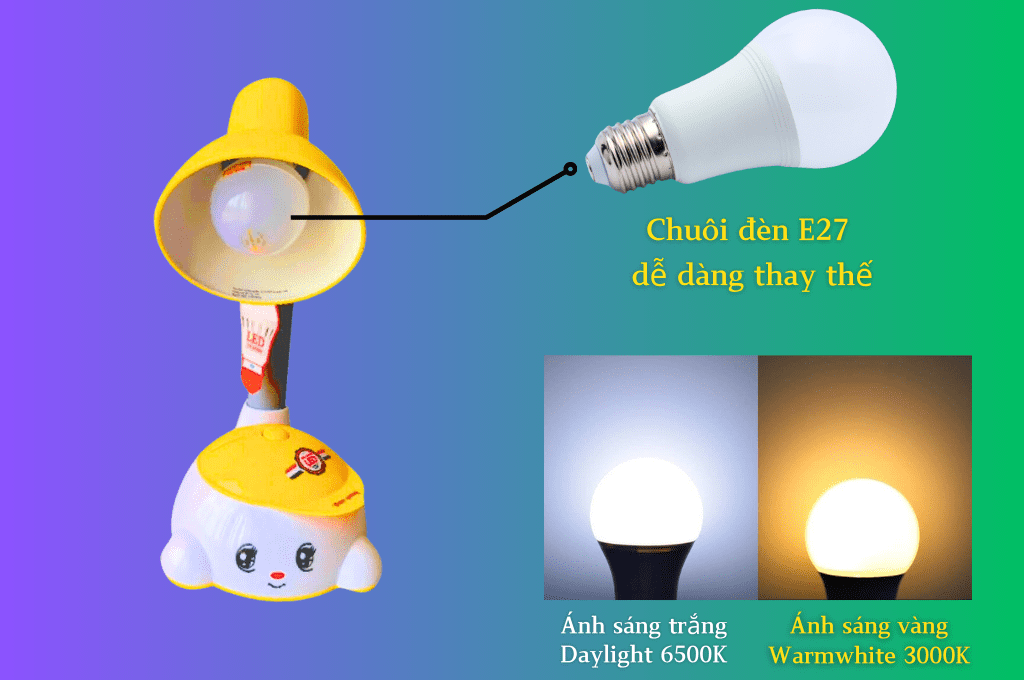 Đèn học chống cận Điện Quang bảo vệ đôi mắt cho bé