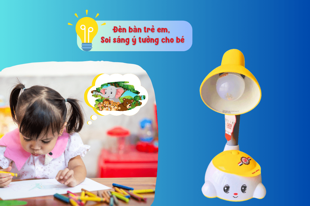 Đèn học chống cận Điện Quang bảo vệ đôi mắt cho bé
