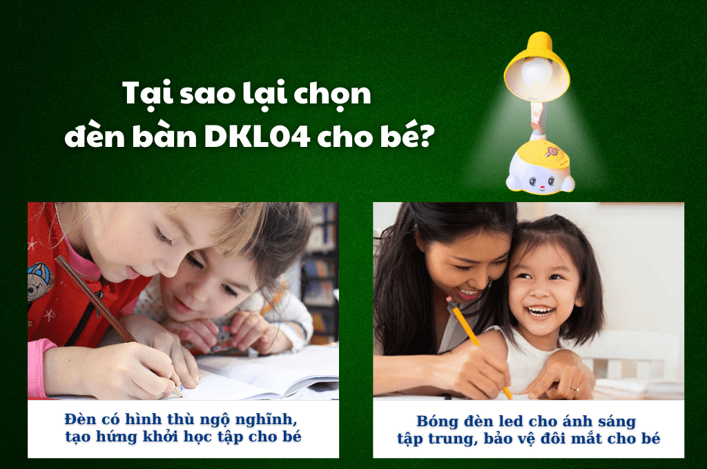 Đèn học chống cận Điện Quang bảo vệ đôi mắt cho bé