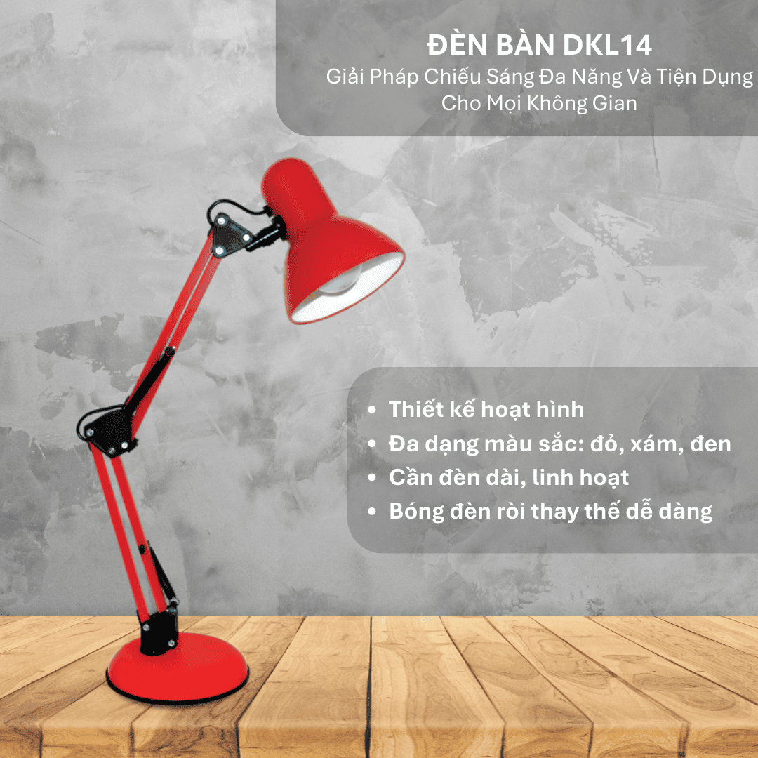 Đèn để bàn chống cận Điện Quang ĐQ DKL14