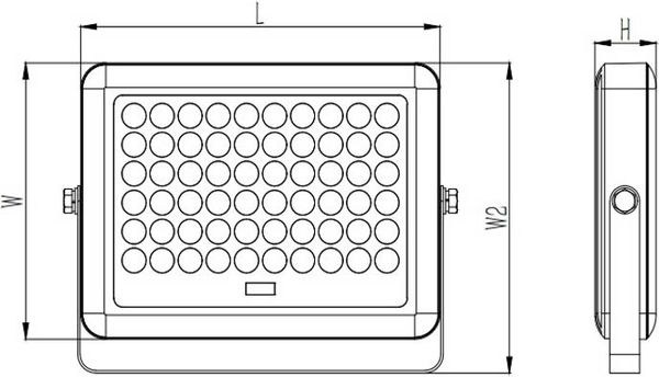 Đèn pha năng lượng mặt trời 300W