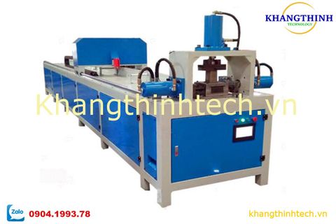 KHANGTHINHTECH CHUYÊN CHẾ TẠO MÁY   | MÁY ĐỘT TỰ ĐỘNG CNC 02 MẶT DÙNG CHO SẮT V, U, I, H, HỘP, ỐNG, LA, ...