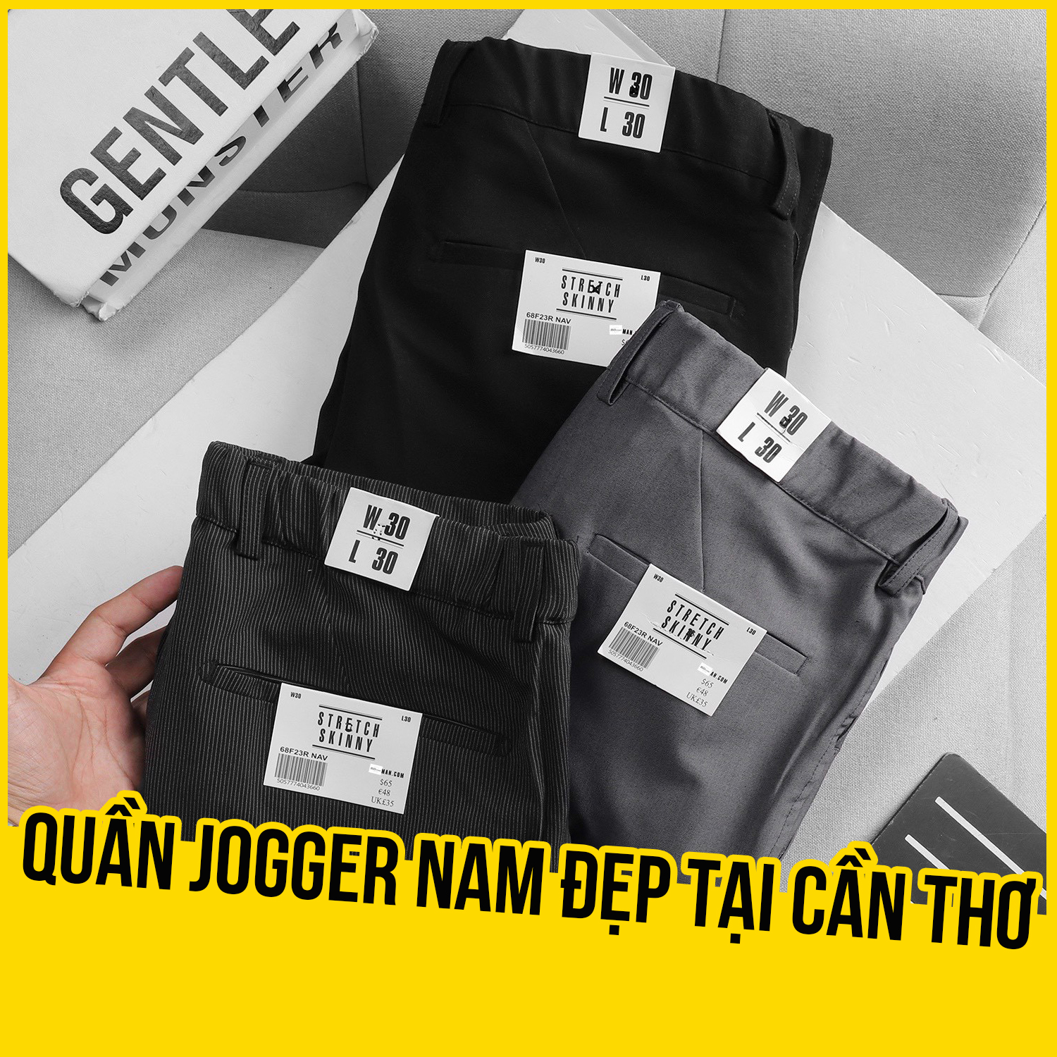 Các mẫu quần jogger nam đẹp tại Cần Thơ