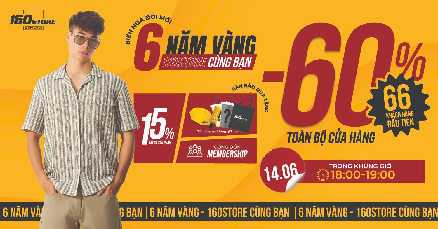 BIÊN HÒA ĐỔI MỚI: 6 NĂM VÀNG – 160STORE CÙNG BẠN