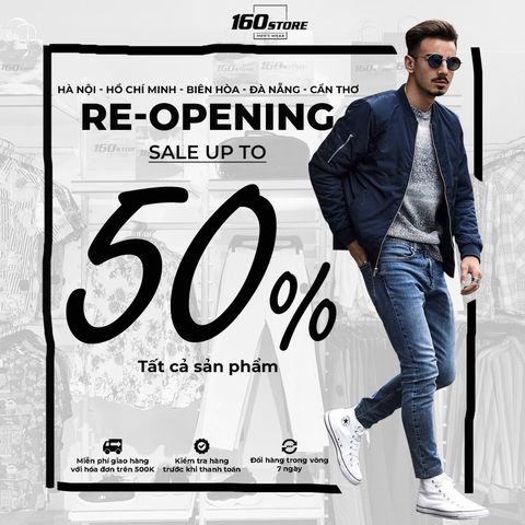 𝐑𝐄-𝐎𝐏𝐄𝐍𝐈𝐍𝐆 - 𝐒𝐀𝐋𝐄 𝐔𝐏 𝐓𝐎 𝟓𝟎%