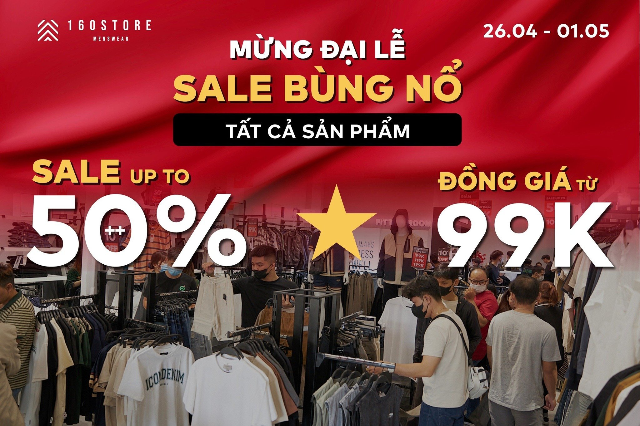 Mừng Đại Lễ - SALE Bùng Nổ - TOÀN BỘ SẢN PHẨM LÊN ĐẾN 50%