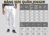 Hướng Dẫn Chọn Size Quần Jogger Chuẩn Theo Cân Nặng Và Chiều Cao