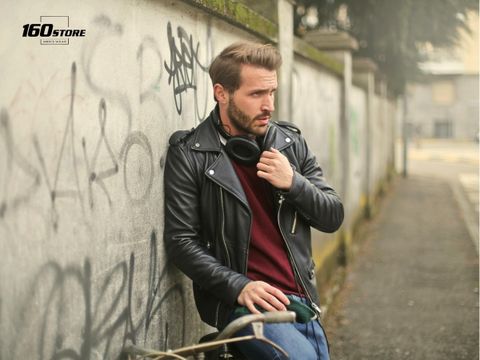 10+ Tips phối đồ với áo khoác da nam phong độ, lịch lãm