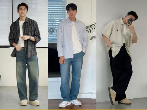 12 Cách phối đồ áo sơ mi khoác ngoài cho nam phong cách, thu hút