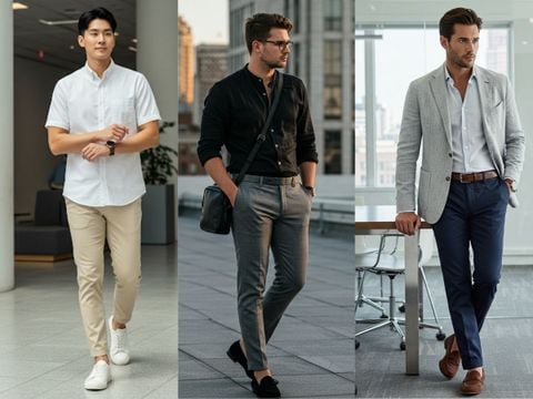 10 Cách phối đồ công sở mùa hè nam lịch sự, thoải mái