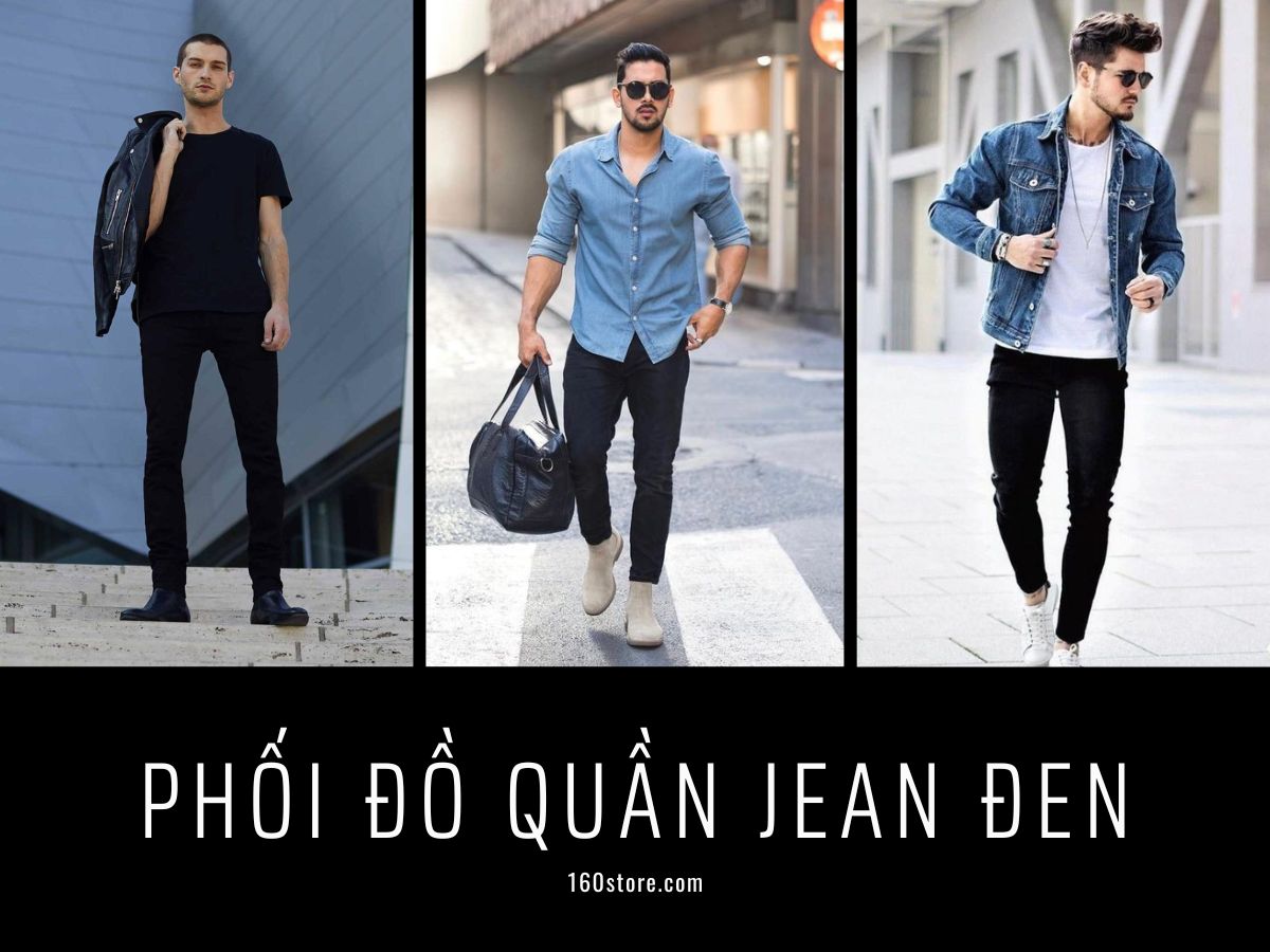 Quần Jeans Đen Phối Với Áo Màu Gì Đẹp?