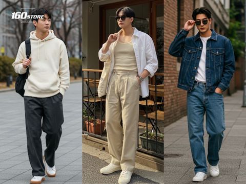 15+ cách phối đồ quần ống rộng nam chất và phong cách