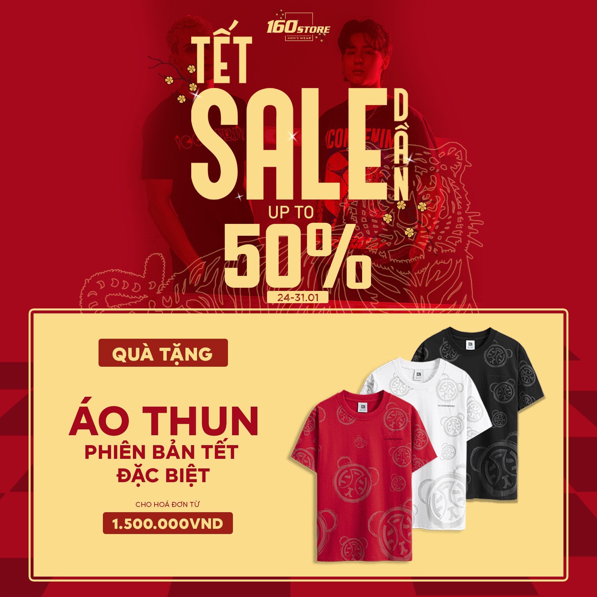 SALE TẾT NHÂM DẦN 2022 - 160STORE