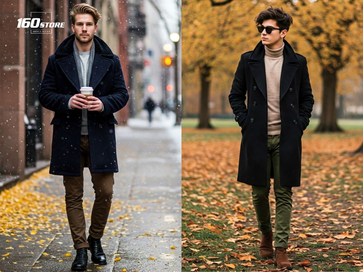 Peacoat đem lại phong cách smart-casual lịch lãm