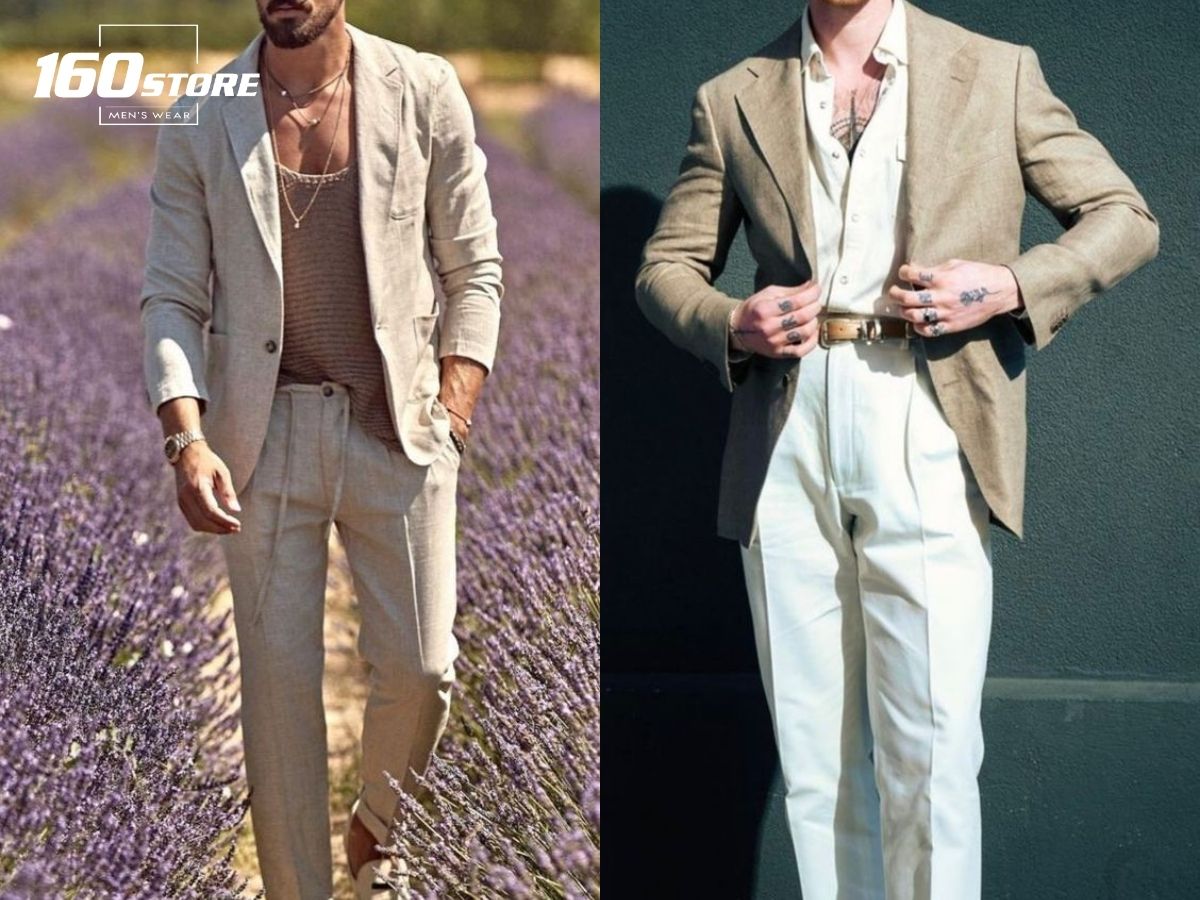 Phối quần đũi với áo blazer đơn giản mà thanh lịch