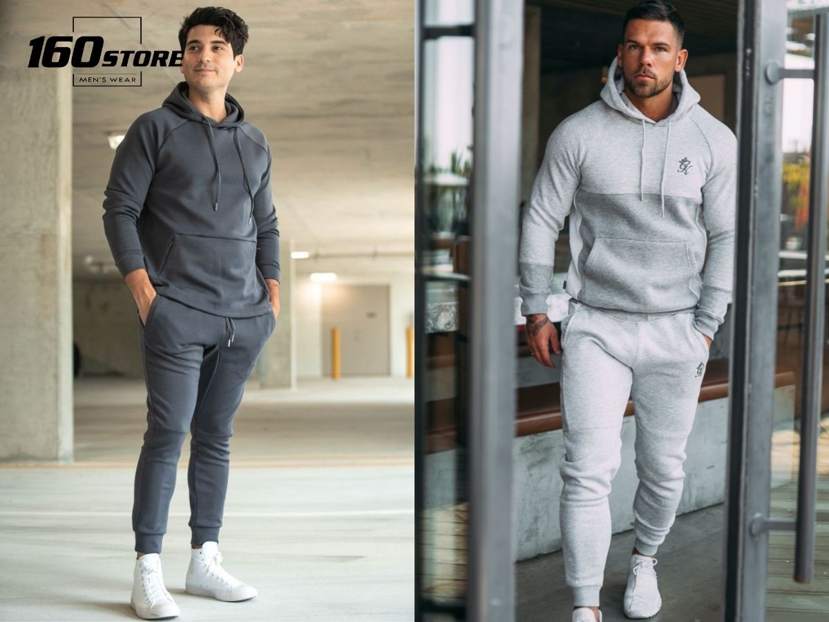 Trẻ trung, ấm áp với áo hoodie, quần jogger và sneaker