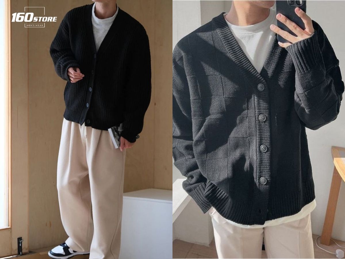 Áo khoác cardigan mang lại vẻ ngoài đơn giản nhưng thanh lịch