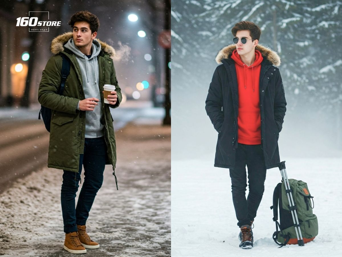 Áo khoác Parka giữ ấm cực tốt