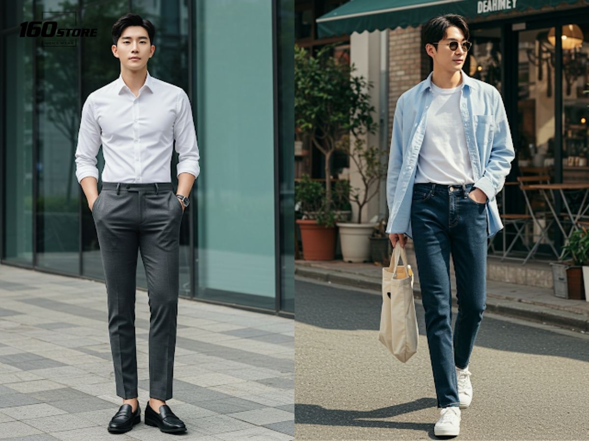 Áo sơ mi diện tinh tế trong phong cách basic