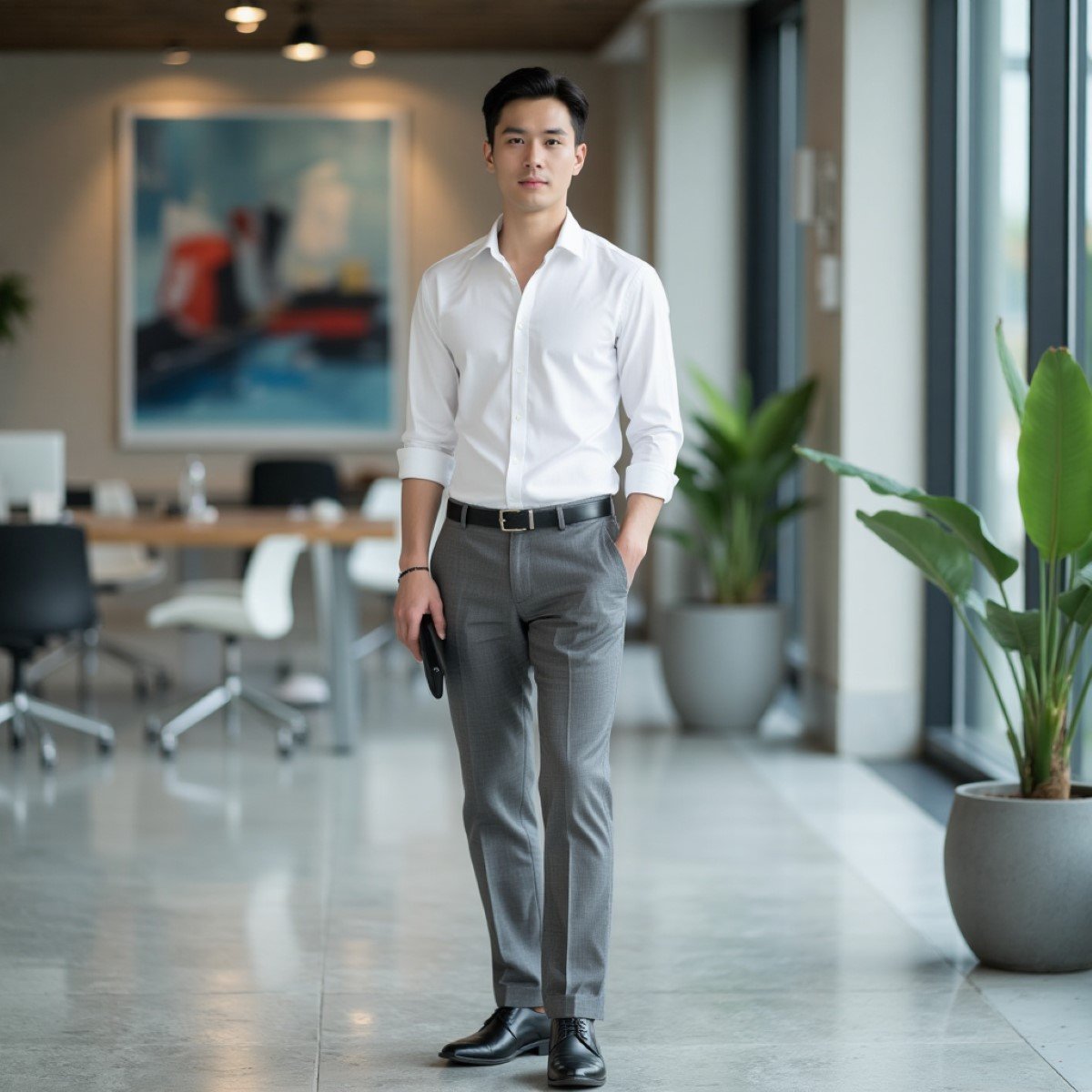 Áo sơ mi trắng không thể thiếu trong tủ đồ