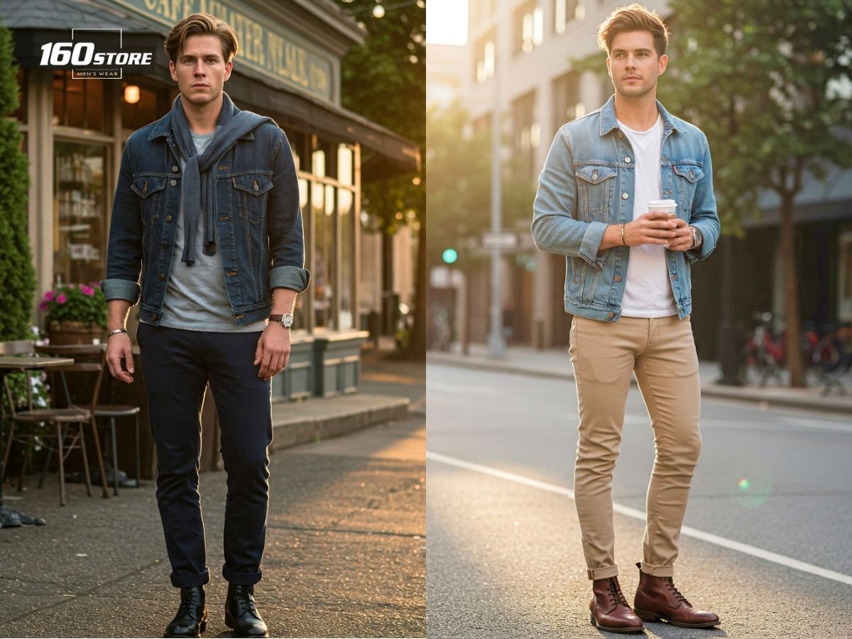 Bụi bặm, cá tính với denim jacket