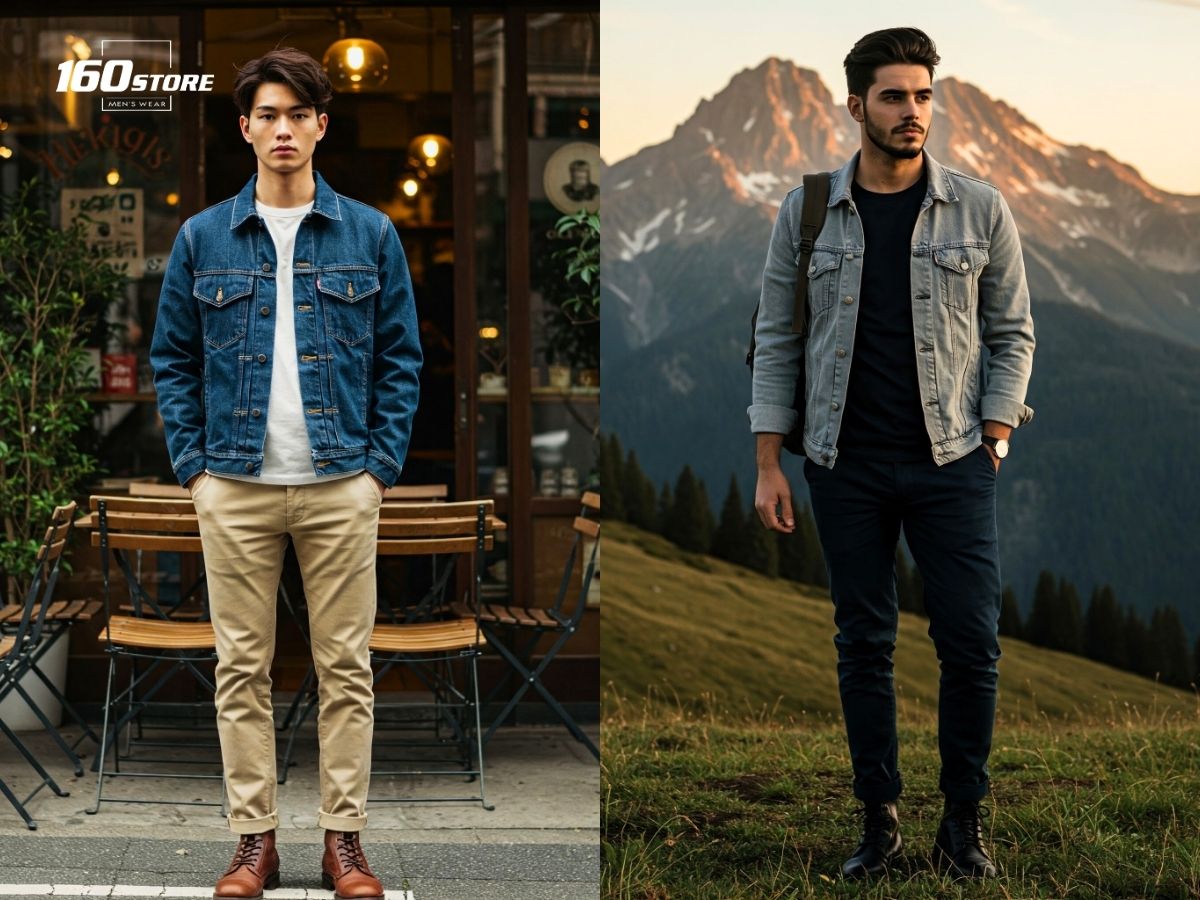 Denim Jacket cá tính, đem lại vẻ ngoài phóng khoáng