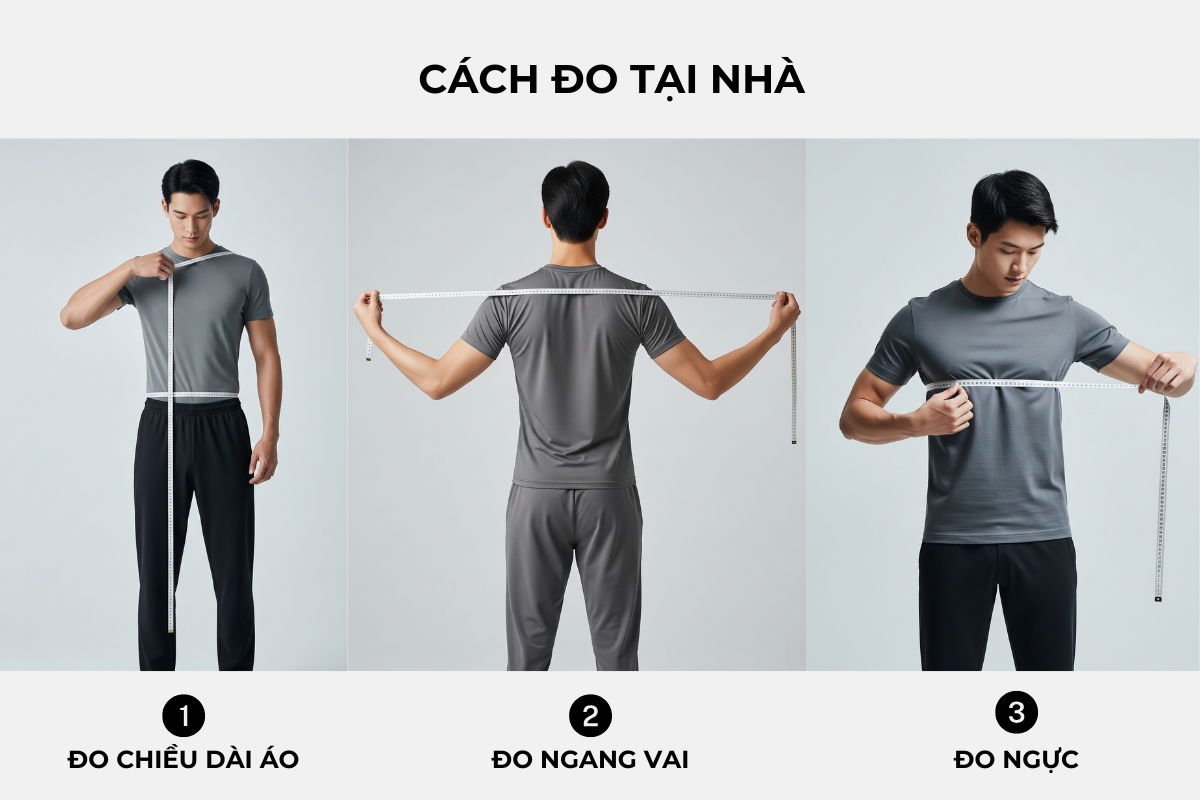 Cách đo size áo quần