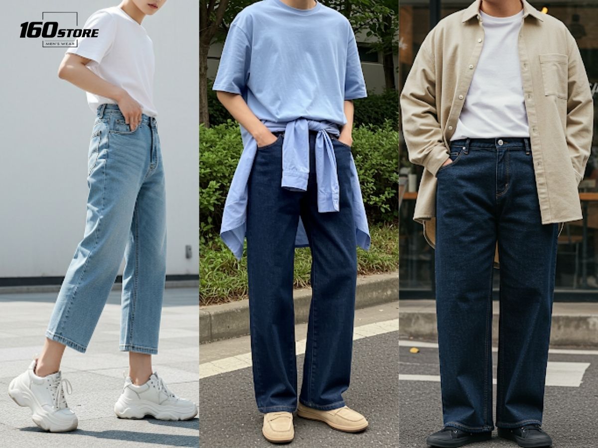 Lựa chọn giày và quần jeans phù hợp với vóc dáng