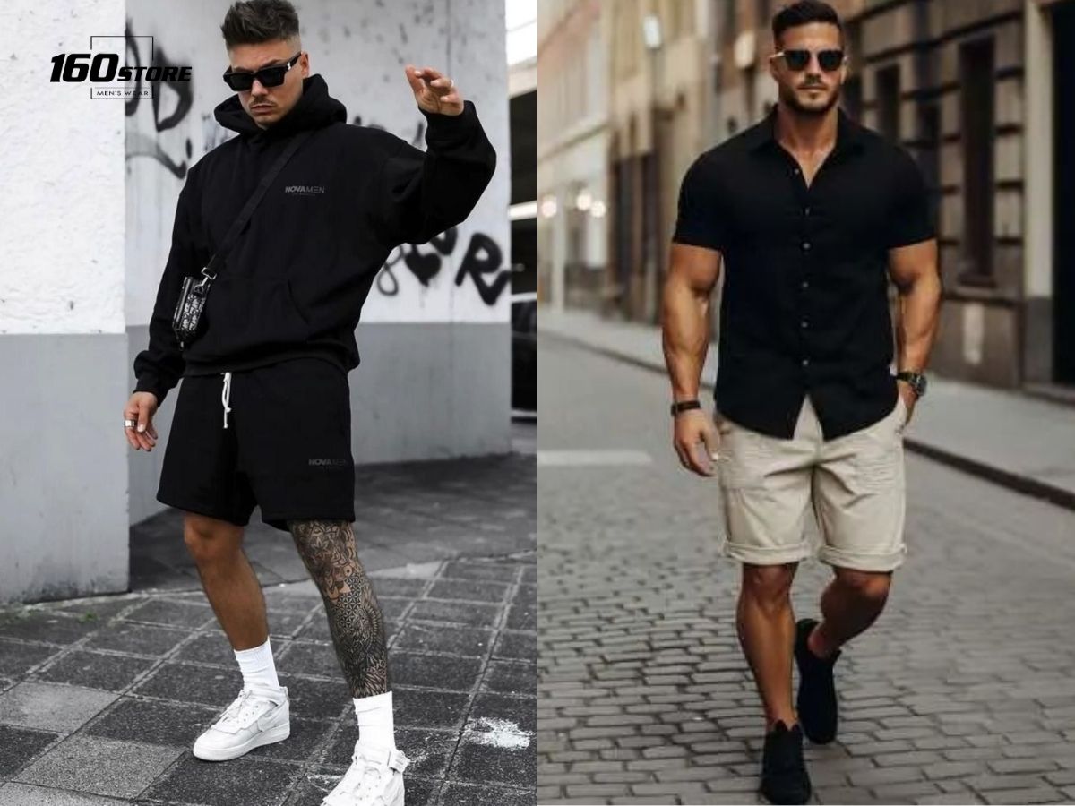 Cool ngầu với quần short