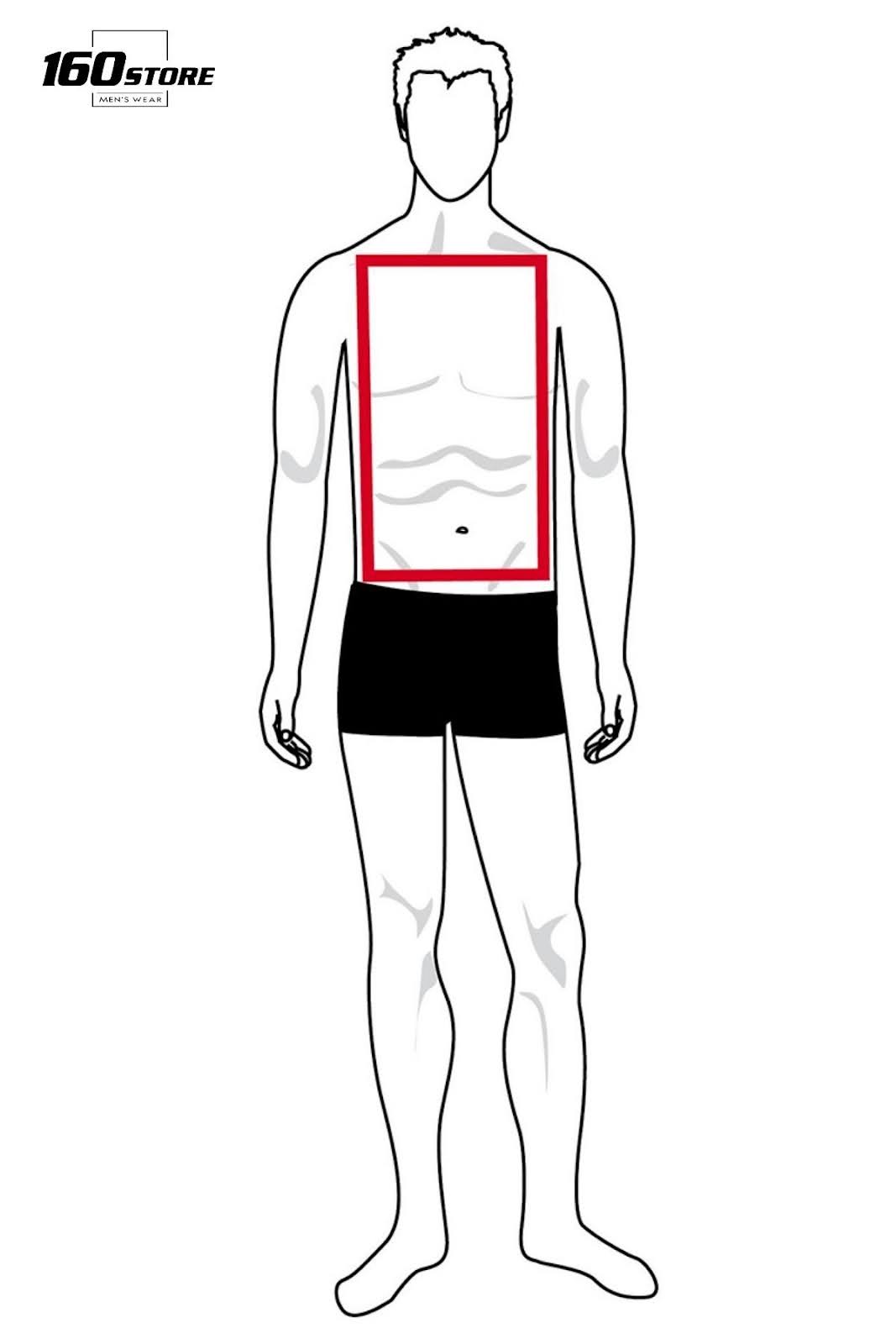Dáng người nam hình chữ nhật