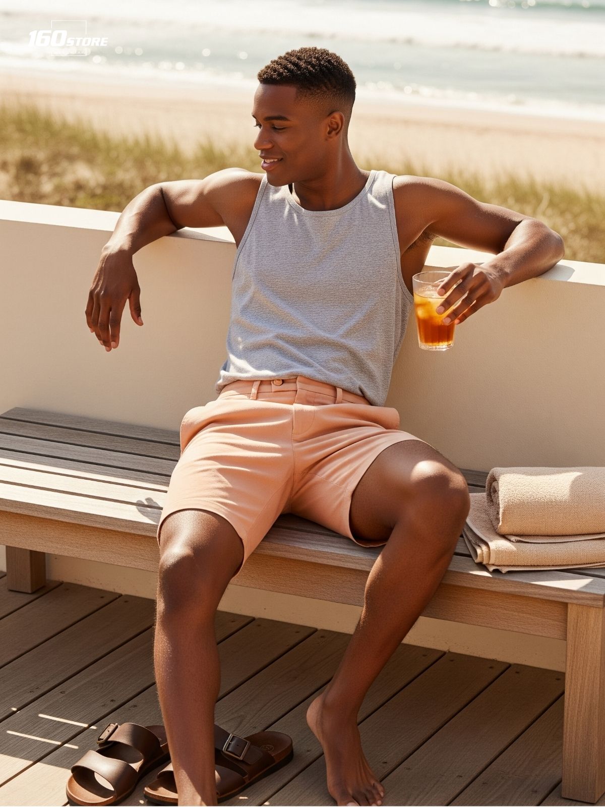 Trẻ trung với áo tanktop và quần short