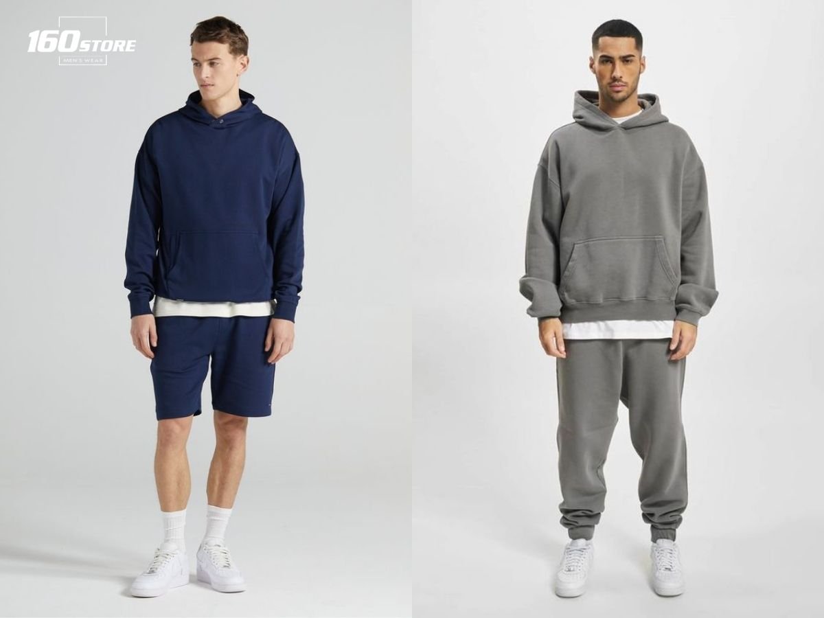 Áo hoodie oversize có form dáng rộng, tạo cảm giác thoải mái