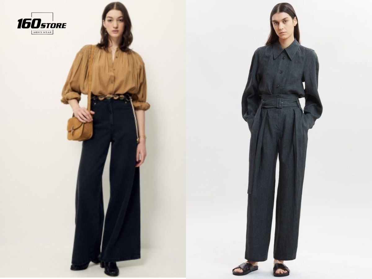 Nữ tính, trưởng thành với quần Culottes và áo sơ mi