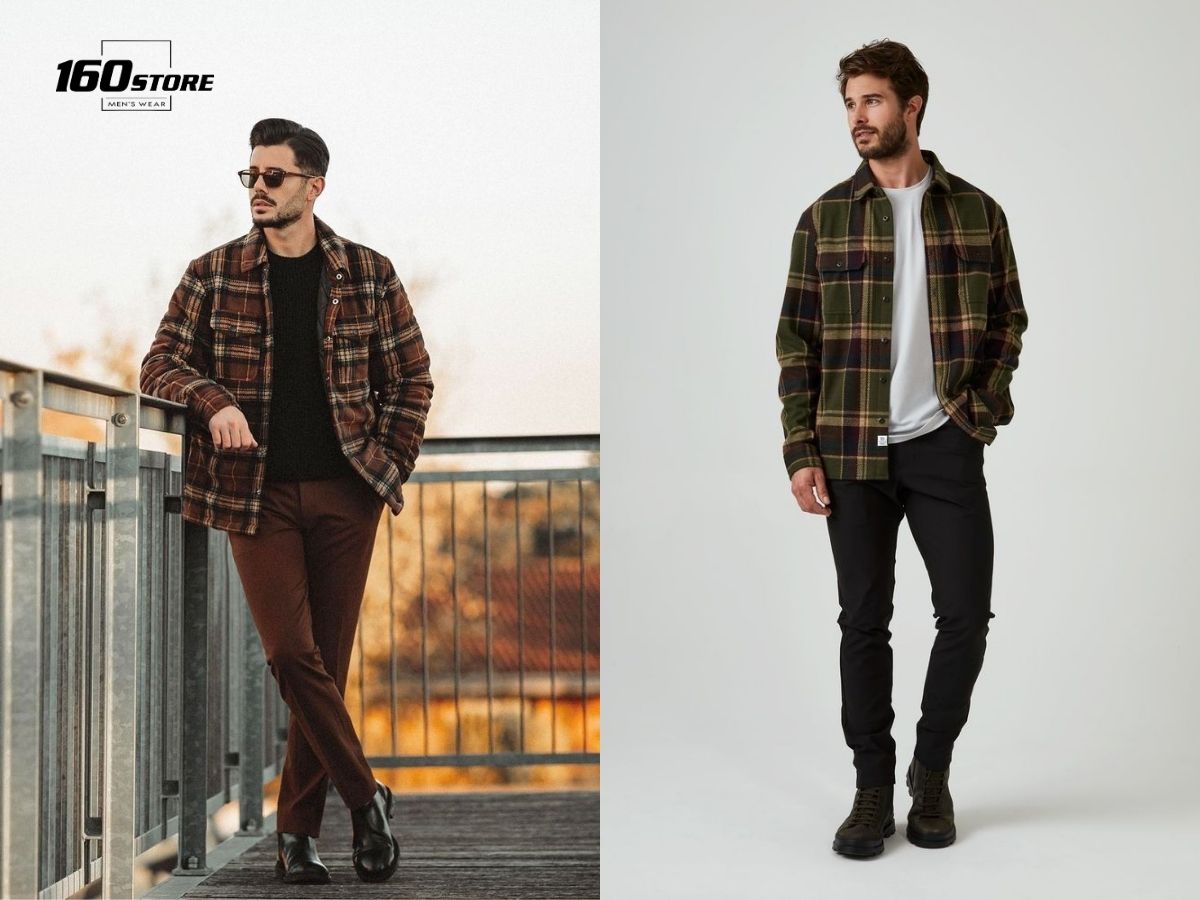 Phong cách Retro đi Đà Lạt với áo sơ mi flanel