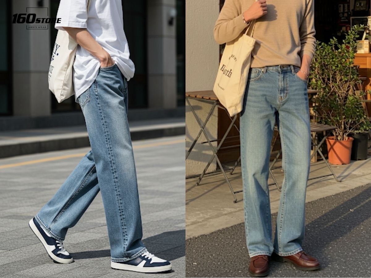 Chọn màu giày và quần jeans phù hợp