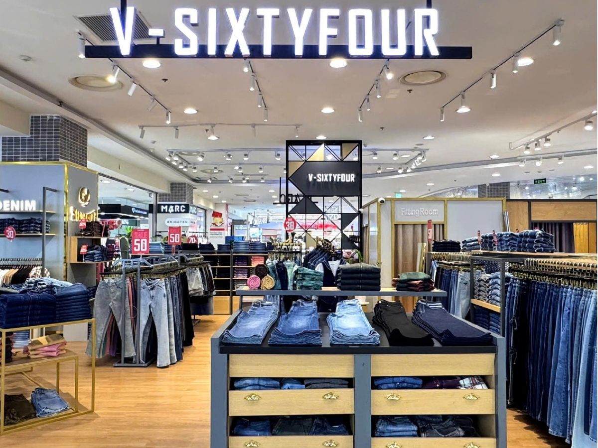 V-sixtyfour với không gian cửa hàng trẻ trung, hiện đại