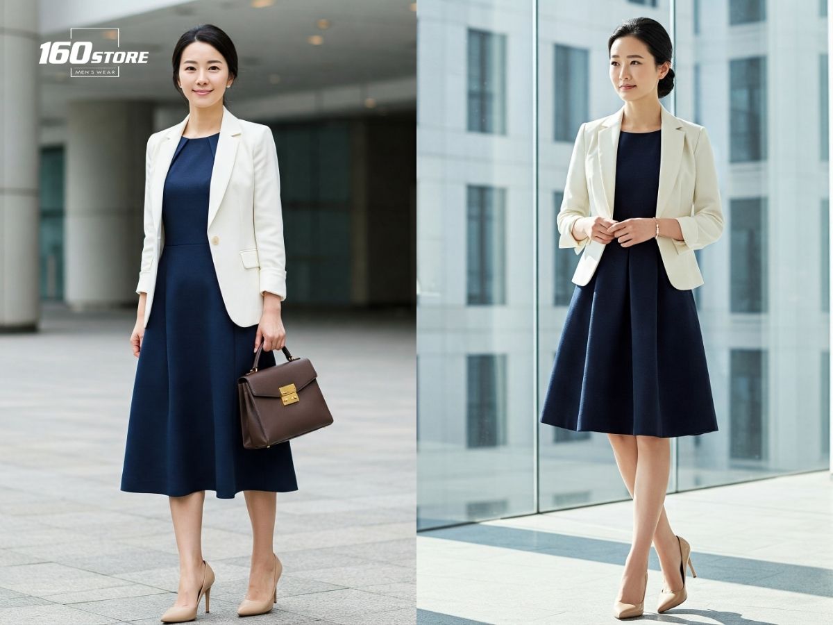 Thanh lịch, nhẹ nhàng với đầm chữ A tôn dáng