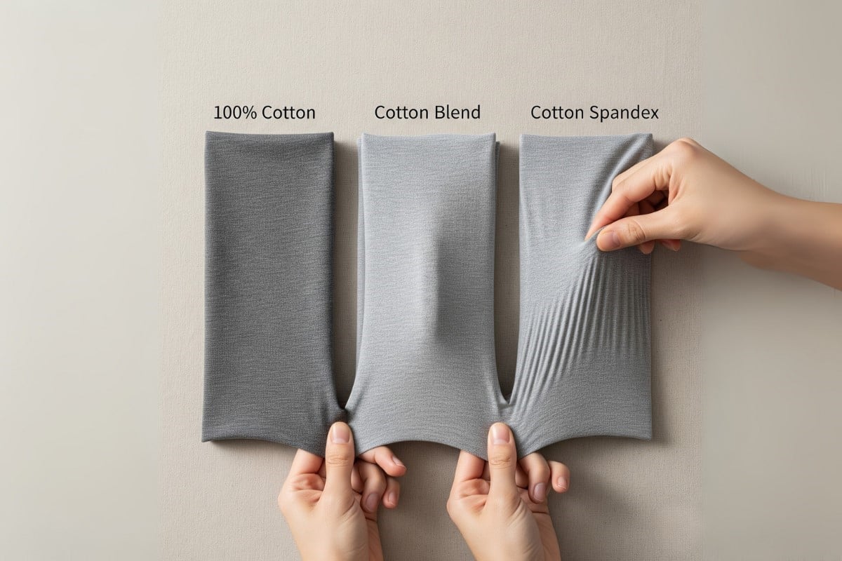 Lựa chọn size áo thun nam dựa vào chất vải