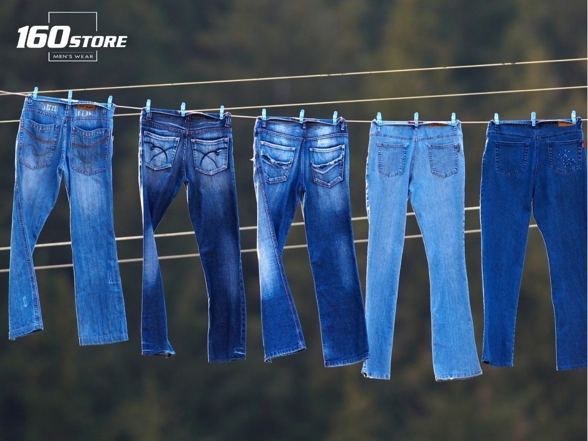 Nên phơi quần jeans ở nơi thoáng mát, tránh ánh nắng Mặt Trời